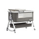
Crib movable cradle bed portable two-in-one foldable multi-function bb bed newborn splicing bed aluminum alloy-mu Yuyun gray丨Dream-full model [memory