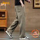JEEP Velvet Thickened 2025 Autumn and Winter Casual Pants Men's Trendy Brand Loose Versatile Straight Pants Sports Pants Men's Sweatpants