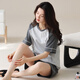 
Yalu summer women's cotton short-sleeved pajamas can be worn outside sports cartoon 100 pure cotton home clothes loose summer outdoor Y9855 M