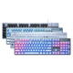 
Logitech K845 wired mechanical keyboard transparent keycap typing computer office green tea shaft e-sports game K845-Frost Blue (keycap independent packaging) official standard x No x 104 key x TTC-Qing shaft