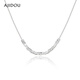 Ajidou Ajidou Halskette für Frauen S925 Silber Einfache einfache Kette Silber 45 cm 1 Stück
