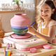 Miaobeile children's ceramic machine 3-6 years old toy girl playing house clay primary school student handmade DIY making girl birthday gift