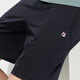 Fila Summer Silk Silk à séchage rapide Shorts sportifs Sports et femmes Pantalons de cinq points décontractés à cinq points Sens sur glace Pantalon à cinq points Fila Black Shorts brodés XL 120-140Jin [Jin est égal à 0,5 kg]