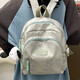 Kindergarten fashion cute little schoolbag girl girl baby lightweight 3 to 6 year old children waterproof fashionable backpack green with hanging in