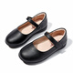 Balachi Children's Shoes Girls Single Li Like Leather Shoes Spring и осенняя матовая обувь для девочек девочки сцены обувь BL3313 Black 36