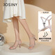Zhuosini Fashion Sandals 2025 Été Nouveau talons polyvalents pour femmes STALLES HAUTE