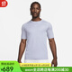 Nike (Nike) Herren Sport T-Shirt Top Moisture-Absorbent und schweißfreies Schnäppchen mit atmungsaktivem, leichtem Fashion DV9734 Weiß/Schwarz/Schwarz 2xl
