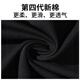 GXG.1978300g heavy short-sleeved T-shirt for men's pure cotton summer thin style trendy loose five-point sleeve American ice silk half-sleeved T-shirt 1047-black [220g pure cotton-solid color] L