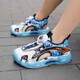 Hongxing Children's Kick gebrochene Größe Kinderschuhe Jungen Mesh Schuhe atmungsaktives Mesh 2025 Sommer Neue Kinderschuhe Laufen mittelgroße Kinder hohle L733 Monatsfarben 29