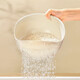 Household rice washing artifact, rice washing sieve, rice washing basin, no leakage of rice, kitchen household kitchen small electrical accessories, transparent