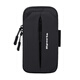 TFO running arm bag, men's and women's sports arm bag, wrist bag, fitness mobile phone bag, lightweight cycling bag, black