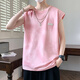 
nasawassup summer sleeveless T-shirt for boys, high school and junior high school students thin sports vest teenagers pink vest top 9227 purple (single vest) quality assurance L 90-110Jin [Jin equals 0.5 kg]