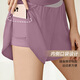 
Victoria Traveler Yoga Suit Women's Running Sports Set Summer Pilates Training Fitness Suit Bra Shorts Two-piece Set Purple L