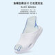 Feizhi professionelles Öl und Wasser nicht rutschfeste Hausschuhe Eva schnell trocknend Gummi-Sohle-Kee-resistenten Sandalen High-End-Fisch-Mundschuhe Schriftzog Hellgrau No-Plug 36 /37