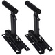 Aiyuan Speaker Bracket Wall Mounting Bracket Surround Sound Hanger Professional KTV Stage Card Package Hoisting Speaker Universal Pair of Pallet Shelves 2 Speaker Wall Mounting Brackets + Expansion Screws