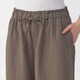 
MUJI (MUJI) Women's Soft Yarn Trousers Women's Pajamas Home Pants Can Be Outdoor 25 Years Fall FD1M3A5A Dark Coffee M (160/66A)