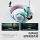 MiSheng Sagittarius head-mounted wired HiFi gaming headset Delta mobile chicken professional listening position identification fps computer e-sports dedicated virtual 7.1 channel noise reduction headset 3.5mm interface magic blue-high-end neodymium iron boron unit