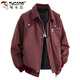 
Woodpecker (TUCANO) jacket men's jacket men's spring and autumn outdoor lapel American retro loose trendy workwear men's burgundy XL