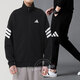 Adidas Männer Sportanzug 25 Frühling Neue Mode dreistreifen Stand-up-Kragenjacke Windproof Jacke Casual Hosen Bindenhosen JD4885+IN6163 S