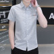 Yianta Snow Anta 2025 Summer Silk Camiseta informal de los hombres Versátiles versátiles de moda de moda caliente Camisa hermosa hombres 854 Caki 2xl 135-150Jin [Jin iguala 0.5 kg]