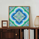 
Shantoulin Village Chinese style Songjin Pearl Painting DIY Material Pack Mother's Day Event Intangible Cultural Heritage Handmade Gift Sense Decoration Painting LL13571 [Full Color Injection Painting] Give some diamond pen 50*50cm thick solid wood inner frame + beautiful outer frame