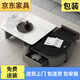 
Rock slab tea table modern simple living room home coffee table small apartment rotating Italian rock slab tea table TV cabinet 14070 Fish belly white rotating tea table 100 real rock slab