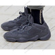 
Adidas (adidas)eezy Coconut Black Warrior Kanye's first generation retro dad shoes official flagship genuine W4839 stone 36