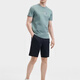 Fila Summer Silk Silk à séchage rapide Shorts sportifs Sports et femmes Pantalons de cinq points décontractés à cinq points Sens sur glace Pantalon à cinq points Fila Black Shorts brodés XL 120-140Jin [Jin est égal à 0,5 kg]