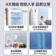 Midea three-door 251 household refrigerator small apartment three-door air-cooled frost-free frequency conversion first-class energy efficiency energy-saving dormitory rental multi-door MR-251WTPE national subsidy