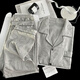 Sinnliche Wolke Baumwollpyjama Herren Frühlings-Strickjacke Langarm Langhose Langhose Cartoon Teenager Home Clothing Set K12529# Double Short L Empfohlen 100-130