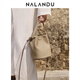 Nalandu Bag Women's 2025 Nouveau sac de seau Bodet Women's Fire Commuter beau Single épaule Crossbody Bag Sac pour femmes Elephant Gray_ [Cowhide] [+ Wife + Besttie + Women