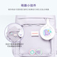 
COW schoolbag junior high school backpack large capacity high school college backpack campus simple versatile wear-resistant bag sky blue