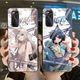 
KYODO Ark of Tomorrow Desolation Lapland Mobile Phone Case Honeysuckle is suitable for vivos18 Apple 15pro Huawei mate60 v16787 Honeysuckle-Tempered Glass Shell Suitable for Apple Model-Remember to send it to customer service