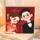 YUSEN YIXI MARIAGE CADEAU PEINTURE D'HUILE numérique personnalisé Remplissage Couleur de mariage peint à la main