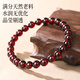 Hongliangyuan Collection Natural Garnet Bracelet Transfer Bead Crystal Bracelet Women's Gift for Girlfriend 7-8MM Single Circle