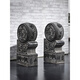 Xiguan bluestone antique door pier household holding drum stone pier Fuyu elephant Chinese style door stone drum sculpture pair of door stone sculptures original color 60cm high/pair physical inspection