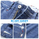 Sommer-Denim-Shorts Herren-Kumpelhosen Blaues Mid-Couser-Gelegenheitsjeans für Männer.