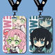 Miru Demon Slayer: Klinge des Ganlu -Tempels Mili Shi Shu Wuyilang Karte Set School Card Marke Access Control Card Meal Card Water Card Working Card Dämon Slayer: B14110 Shi Shu Wuyilang kurzes Handgelenk Seil + Campus Card Set Set