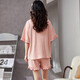 
Sweet and cute summer ladies pajamas set round neck short-sleeved home clothes GXT-6630 women GXT-6631 women M (155) [Suggested 80-95 Jin [Jin equals 0.5 kg]]