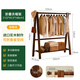 Jiayi solid wood clothes rack floor-standing vertical clothes rack bedroom special coat rack entry home storage rack living room clothes drying rack