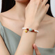 Queen of Pearls Lucky Bag Jade Agate Bracelet 5-6mm Freshwater Pearl Bracelet Fashionable and Simple