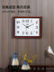 Wohnzimmer Wanduhr Stille Schlafzimmer Büro Hanging Tisch Einfacher Kalender Uhr Haushaltsquarzuhr Perpetual Kalender 6626 Silbergrau Einfach 4934 cm
