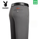 Playboy Herren Pure Cotton Casual Hosen Frühling und Herbst Dünne Anzughose mittlere Taille tiefe Schritte gerade Hosen Loose Daddys Anzughose 9855 Meter Weiß 29 Taille 2 Fuß 2