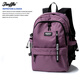 TRUFFLE casual backpack for men, large capacity junior high school students schoolbag female travel computer backpack college students (upgrade) SJWD-forest brown orange