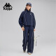 Kappa (Kappa) back-to-back 2025 new outdoor sports jacket women's retro stand-up collar jacket cardigan top K0F42JJ01 Dark Night Blue Black-906 XS