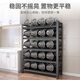 Mobile kitchen storage rack floor-standing multi-layer microwave oven rack oven storage rack pot rack multi-function storage rack shelf five-layer 12035 183