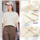 Aufeinanderfolgender Druck von reinem Baumwoll-T-Shirt Custom Work Clothes für Sommer Catering Kellner runden Hals kurzärmelige Milch Tee Shop Workwear Kulturhemd Klasse Uniform NS-GS828T Hemd kurzärärmig hellblau l