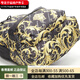 范思哲（VERSACE） 复古大容量拉链Logo 尼龙 背包双肩包 男女同款情侣款 黑色 基础装(包+防尘袋)
