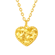 Saturday blessing yellow 18K gold necklace broken gold love color gold necklace birthday gift C0616152 40+5cm