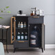 2024 Neues vollautomatisches massives Holz Modern Light Luxury Smart Tea Bar Machine für Home High-End-Wohnzimmer Wasserspender integrierter Schrank Tee-9902LA/mit Desinfektion-5 Key Controll Warm warm warm warm warm warm warm warm